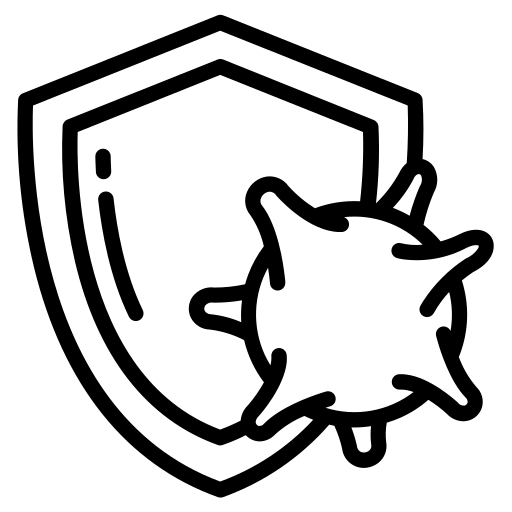 a shield blocking a spiked ball